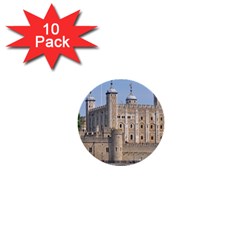 Tower Of London 2 1  Mini Buttons (10 Pack)  by trendistuff