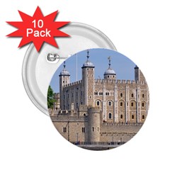 Tower Of London 2 2 25  Buttons (10 Pack)  by trendistuff