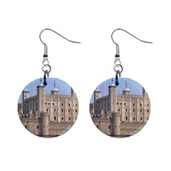 Tower Of London 2 Mini Button Earrings by trendistuff