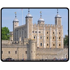 Tower Of London 2 Fleece Blanket (medium)  by trendistuff