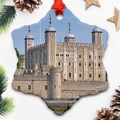 Tower Of London 2 Ornament (snowflake)  by trendistuff