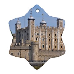 Tower Of London 2 Snowflake Ornament (2-side) by trendistuff