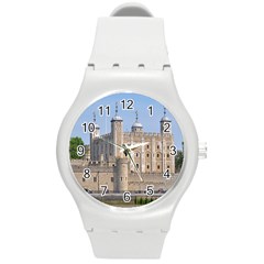 Tower Of London 2 Round Plastic Sport Watch (m) by trendistuff