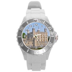 Tower Of London 2 Round Plastic Sport Watch (l) by trendistuff