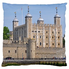 Tower Of London 2 Large Cushion Cases (one Side)  by trendistuff