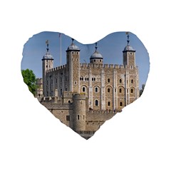 Tower Of London 2 Standard 16  Premium Heart Shape Cushions