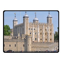 Tower Of London 2 Double Sided Fleece Blanket (small)  by trendistuff