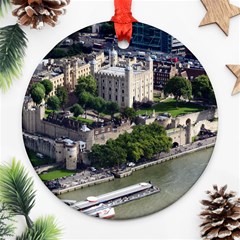 Tower Of London 1 Ornament (round)  by trendistuff