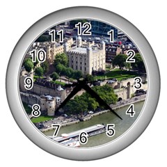 TOWER OF LONDON 1 Wall Clocks (Silver) 