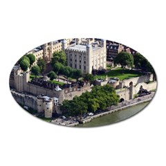 Tower Of London 1 Oval Magnet by trendistuff