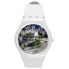 Tower Of London 1 Round Plastic Sport Watch (m) by trendistuff