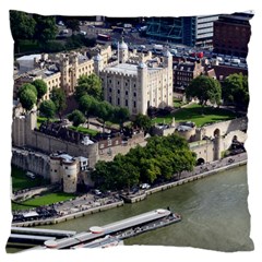 Tower Of London 1 Large Cushion Cases (one Side)  by trendistuff