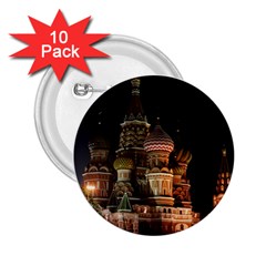 St Basil s Cathedral 2 25  Buttons (10 Pack)  by trendistuff