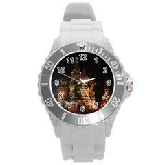 St Basil s Cathedral Round Plastic Sport Watch (l) by trendistuff