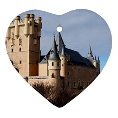 Segovia Castle Ornament (heart)  by trendistuff