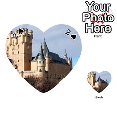 Segovia Castle Playing Cards 54 (heart)  by trendistuff