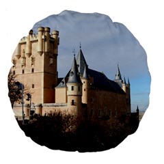 Segovia Castle Large 18  Premium Flano Round Cushions