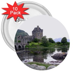 Scotland Eilean Donan 3  Buttons (10 Pack) 