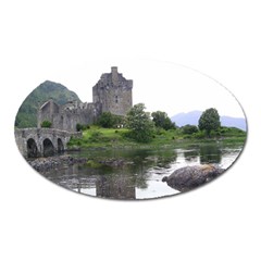 Scotland Eilean Donan Oval Magnet by trendistuff