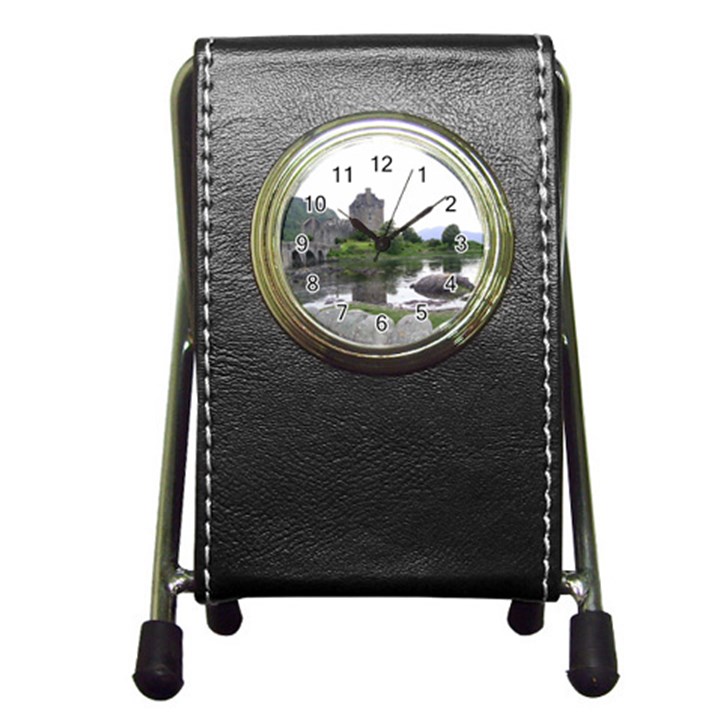 SCOTLAND EILEAN DONAN Pen Holder Desk Clocks