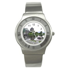 Scotland Eilean Donan Stainless Steel Watches by trendistuff