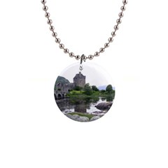 Scotland Eilean Donan Button Necklaces by trendistuff