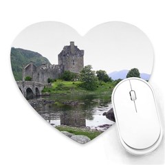 Scotland Eilean Donan Heart Mousepads by trendistuff