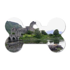 Scotland Eilean Donan Dog Tag Bone (one Side) by trendistuff