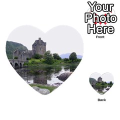 Scotland Eilean Donan Multi-purpose Cards (heart)  by trendistuff