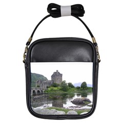 Scotland Eilean Donan Girls Sling Bags by trendistuff