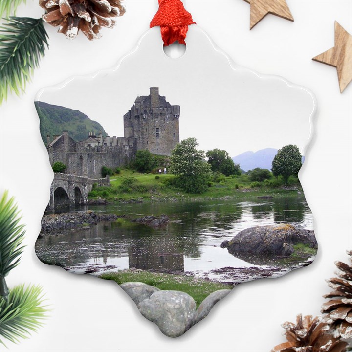 SCOTLAND EILEAN DONAN Snowflake Ornament (2-Side)