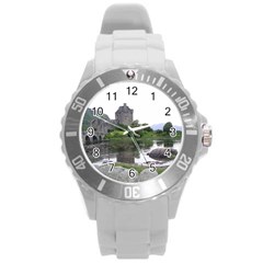 Scotland Eilean Donan Round Plastic Sport Watch (l) by trendistuff