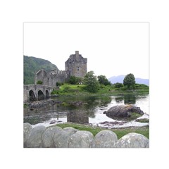 Scotland Eilean Donan Small Satin Scarf (square) 