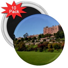 Powis Castle Terraces 3  Magnets (10 Pack)  by trendistuff