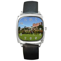 Powis Castle Terraces Square Metal Watches by trendistuff