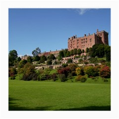 Powis Castle Terraces Medium Glasses Cloth (2-side) by trendistuff