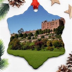 Powis Castle Terraces Snowflake Ornament (2-side) by trendistuff