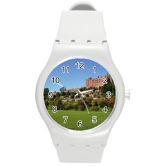 Powis Castle Terraces Round Plastic Sport Watch (m) by trendistuff