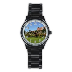 Powis Castle Terraces Stainless Steel Round Watches by trendistuff