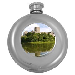 Pembroke Castle Round Hip Flask (5 Oz) by trendistuff