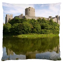 Pembroke Castle Large Cushion Cases (one Side)  by trendistuff