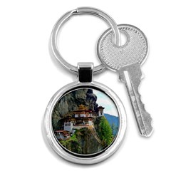 Paro Taktsang Key Chains (round)  by trendistuff