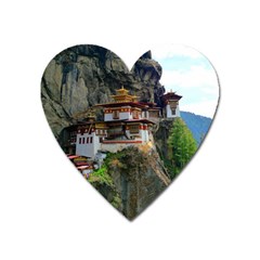 Paro Taktsang Heart Magnet by trendistuff