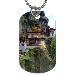 Paro Taktsang Dog Tag (one Side) by trendistuff