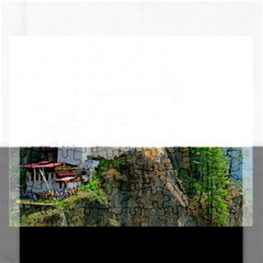 Paro Taktsang Rectangular Jigsaw Puzzl by trendistuff