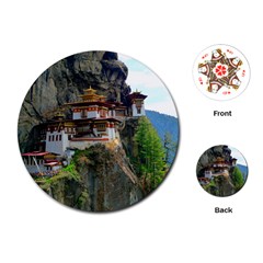 Paro Taktsang Playing Cards (round) 