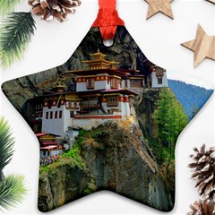 Paro Taktsang Star Ornament (two Sides)  by trendistuff