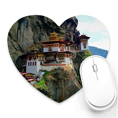 Paro Taktsang Heart Mousepads by trendistuff