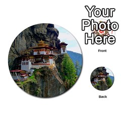 Paro Taktsang Multi-purpose Cards (round)  by trendistuff