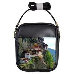 Paro Taktsang Girls Sling Bags by trendistuff